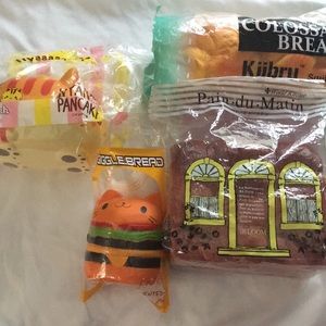 4 squishys, 2 ibloom, 1 Kibru and 1 un brand